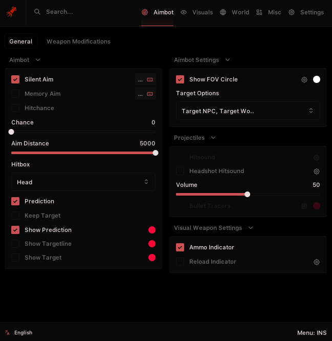 Rust Calamari Menu